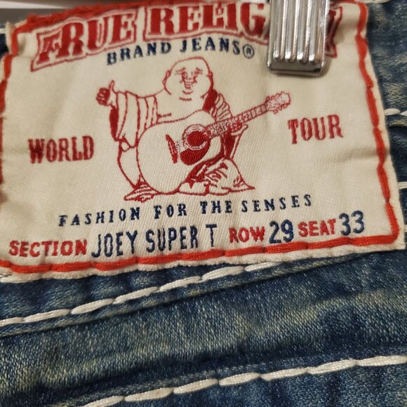 True Religion Rare Joey Super T Rusty Vintage Wash Sz 29 - Picture 3 of 4